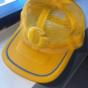 Gallery Dept Yellow G Logo Mesh Trucker Cap